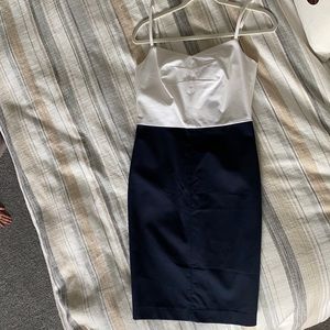 Navy and white Banana Republic Dress NWT